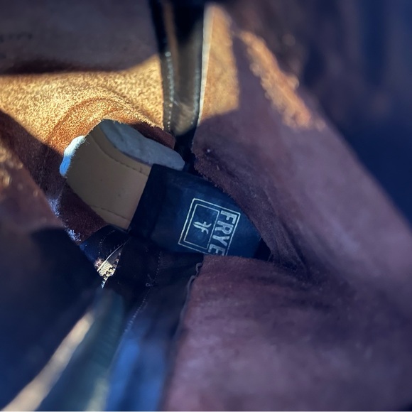 Frye Brown Leather Heath Boots - Picture 15 of 15